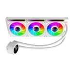 Gamemax CPU Liquid Cooler   ICEBURG 360 DIGITAL WH   White