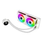 Gamemax CPU Liquid Cooler   ICEBURG 240 DIGITAL WH   White