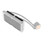 Gamemax CPU Liquid Cooler   ICEBURG 240 DIGITAL WH   White