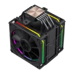 Gamemax CPU Air Cooler   SIGMA 620 LCD BK   Black