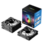 Gamemax Case Fan   KF300 BK   Black