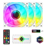 Gamemax Case Fan   KF300 WH   White