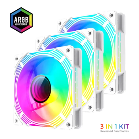 Gamemax Case Fan   KF300R WH   White