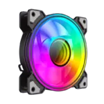 Gamemax Case Fan   DUAL RING INFINITY BK   Black