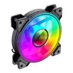 Gamemax Case Fan   DUAL RING INFINITY BK   Black