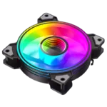 Gamemax Case Fan   DUAL RING INFINITY BK   Black