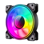 Gamemax Case Fan   DUAL RING INFINITY BK   Black