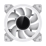 Gamemax Case Fan   DUAL RING INFINITY WH   White