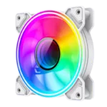 Gamemax Case Fan   DUAL RING INFINITY WH   White