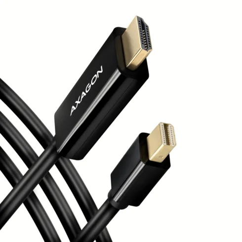 AXAGON MINI DP to HDMI cable, 1.8 m, 4K/30Hz   RVDM-HI14C2   1.8 m