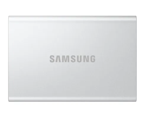 Samsung SSD T7 Resurrected 4000 GB USB 3.2 Gen 2 sidabrinis