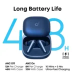 Anker Soundcore Earbuds with Dolby Audio   Liberty 5   Bluetooth   In-Ear   Microphone   Navy blue   Noise canceling   Wireless