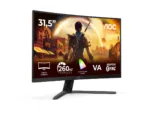 AOC C32G42ZE   31.5 ”   VA   FHD   16:9   260 Hz   4 ms   1920 x 1080 pixels   300 cd/m²   HDMI ports quantity 1   Black