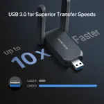 Mercusys MA37BEH   BE6500 Wi-Fi 7 High-Gain Wireless USB Adapter