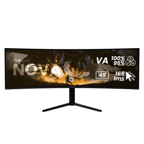 Arozzi Nova   49 ”   VA   32:9   165 Hz   4 ms   5120 x 1440 pixels   350 cd/m²   HDMI ports quantity 2   Black