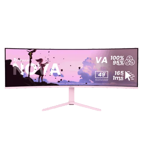 Arozzi Nova   49 ”   VA   32:9   165 Hz   4 ms   5120 x 1440 pixels   350 cd/m²   HDMI ports quantity 2   Pink