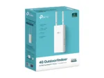 TP-LINK 4G AC1200 Dual Band Wi-Fi Outdoor Router   Archer MR402-Outdoor   802.11n   10/100 Mbit/s   Ethernet LAN (RJ-45) ports 1   MU-MiMO No   PoE in