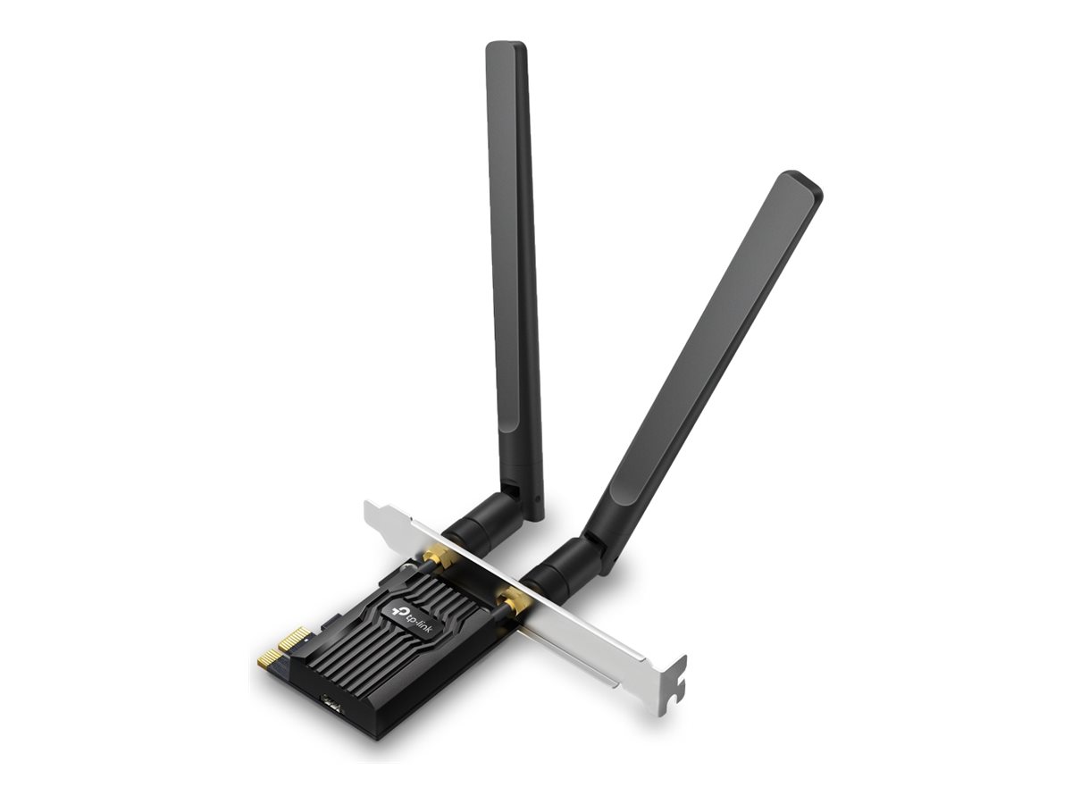 603866-archer-tx10e-1210002600781-0.webp TP-LINK AX900 Wi-Fi 6 Bluetooth PCIe Adapter Archer TX10E 802.11ax MU-MiMO Yes no PoE Antenna type Two High Gain Dual-Band Antennas