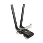 TP-LINK AX900 Wi-Fi 6 Bluetooth PCIe Adapter   Archer TX10E   802.11ax   MU-MiMO Yes   no PoE   Antenna type Two High Gain Dual-Band Antennas