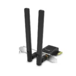 TP-LINK AX900 Wi-Fi 6 Bluetooth PCIe Adapter   Archer TX10E   802.11ax   MU-MiMO Yes   no PoE   Antenna type Two High Gain Dual-Band Antennas