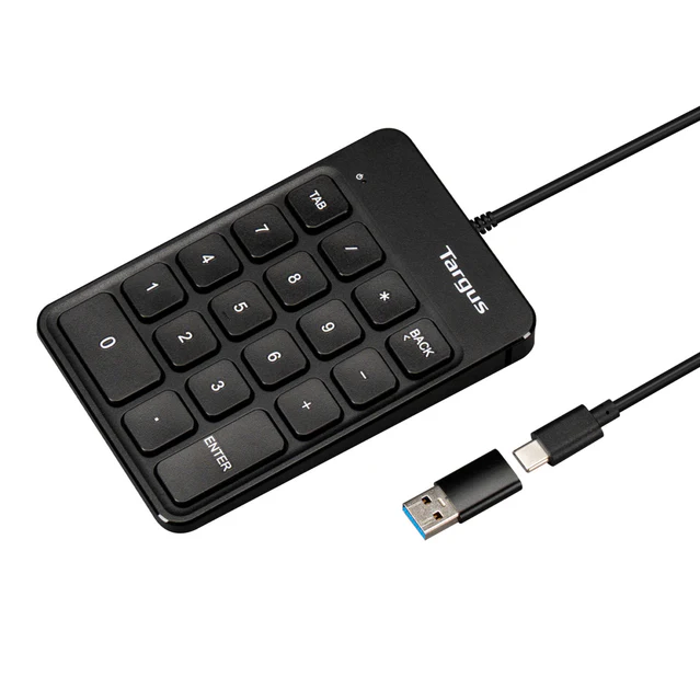 604000-akp13gl-5063194004211-0.webp Targus USB Wired Keypad, Black