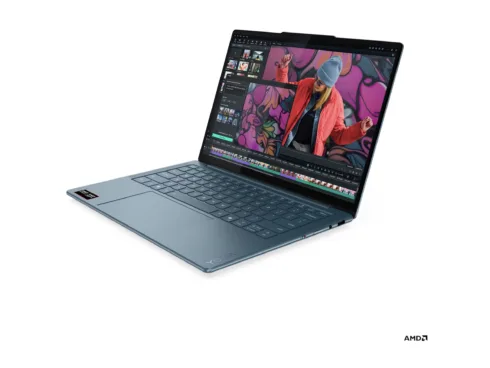Lenovo Yoga Slim 7 14AKP10 14 WUXGA AMD AI R5 340/16GB/512GB/AMD Radeon 840M Graphics/WIN11 Home/ENG Backlit kbd/Tidal Teal/2Y Warranty   Lenovo Yoga (w/o 65W Power adapter) Slim 7 14AKP10   Tidal Teal   14 ”   OLED   WUXGA   1920 x 1200 pixels   60 Hz   Glossy   AMD Ryzen AI 5   340   16 GB   LPDDR5   Solid-state drive capacity 512 GB   AMD Radeon Graphics   Windows Home 11   802.11be   Bluetooth version 5.4   Keyboard language US international   Keyboard backlit   Warranty 24 month(s)   Battery warranty 12 month(s)