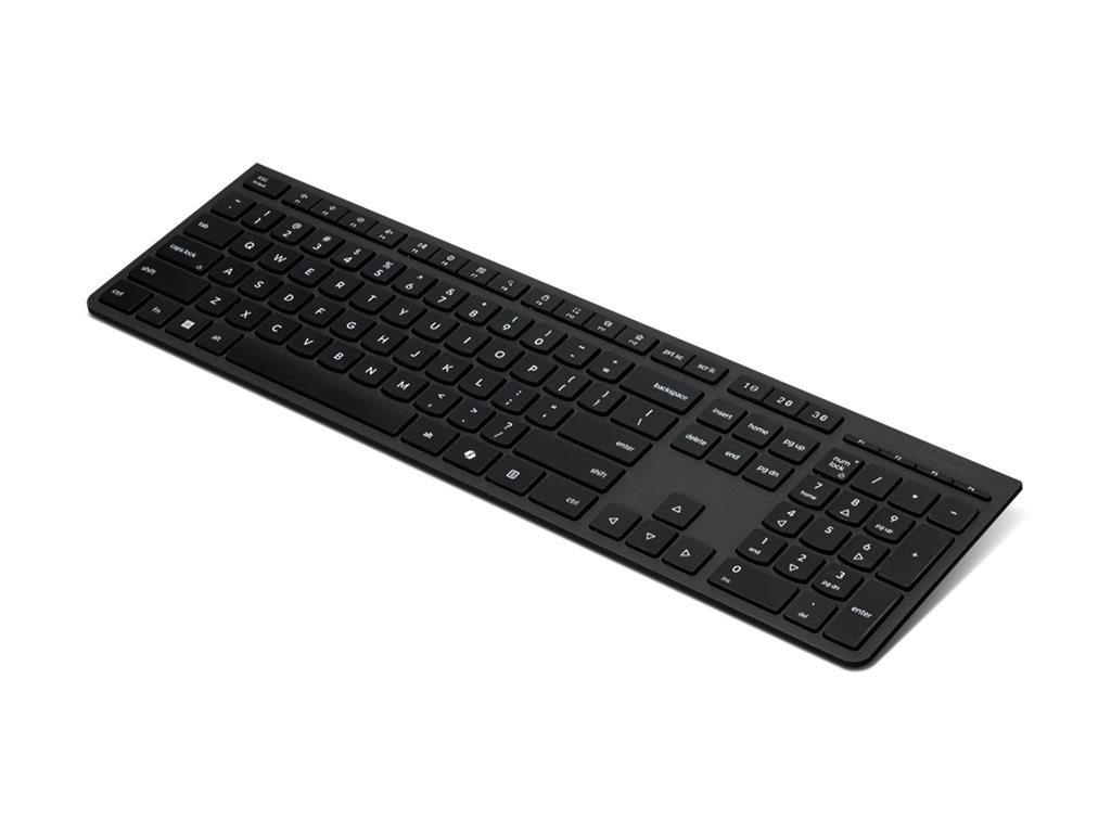 604386-4y41r64540-195892113744-0.webp Lenovo Professional Rechargeable Keyboard Wireless US Bluetooth Grey 2.4 GHz Numeric keypad
