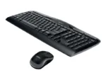 Logitech MK330   Keyboard and Mouse Set   Wireless   Mouse included   US International   Black   2.4 GHz