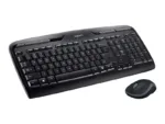 Logitech MK330   Keyboard and Mouse Set   Wireless   Mouse included   US International   Black   2.4 GHz