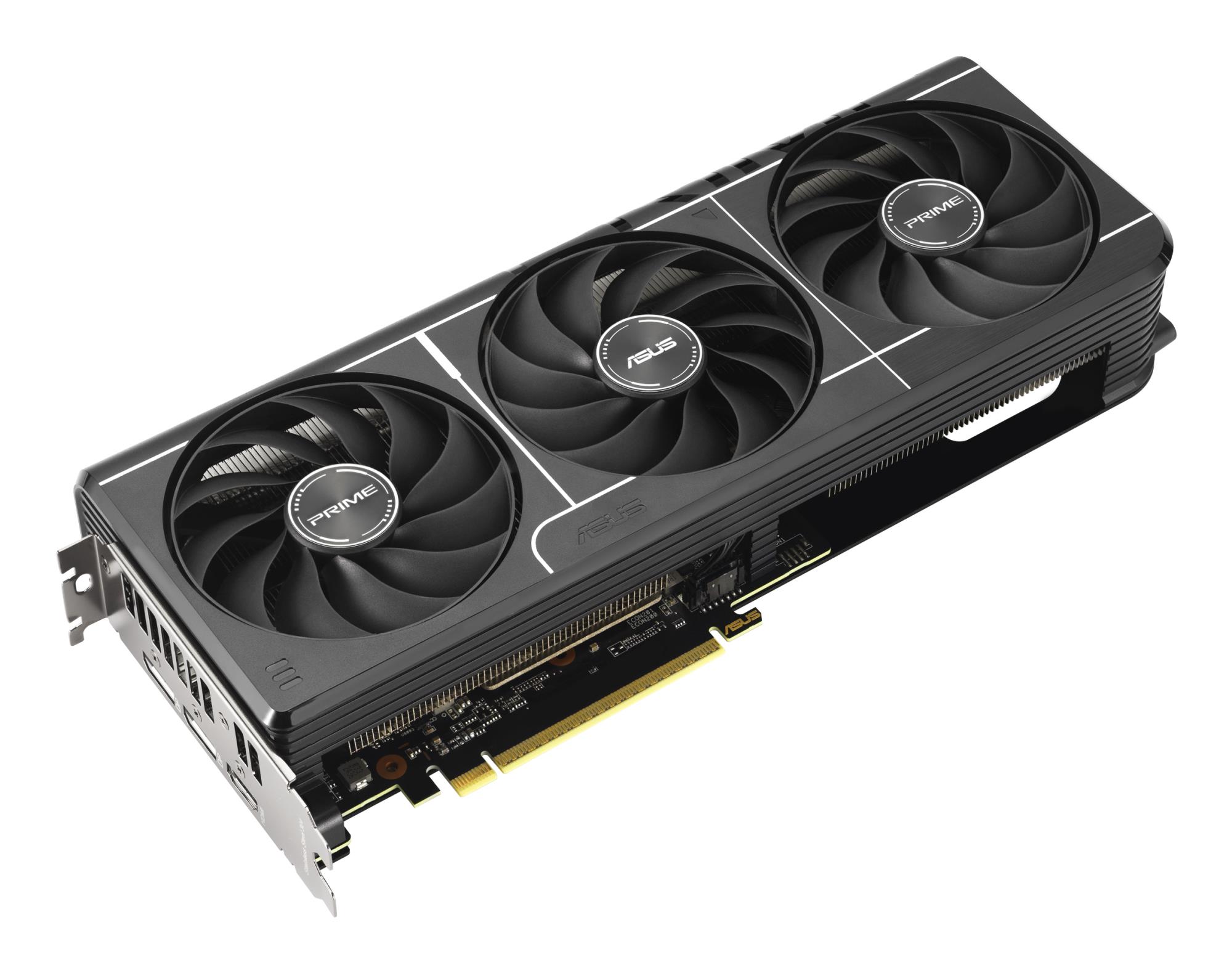 62b36f31-8b2a-4403-b69d-80774f124625-1 Graphics Card ASUS AMD Radeon RX 9060 XT 16 GB GDDR6 128 bit PCIE 5.0 16x Triple slot Fansink 1xHDMI 2xDisplayPort PRIME-RX9060XT-O16G