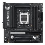 Mainboard ASUS AMD B850 SAM5 Micro-ATX Memory DDR5 Memory slots 4 1xPCI-Express 4.0 1x 1xPCI-Express 4.0 16x 1xPCI-Express 5.0 16x 3xM.2 1xHDMI 1xDisplayPort 11xUSB 2.0 2xUSB-C 1xRJ45 5xAudio port GAMINGB850M-PLUSWIFI