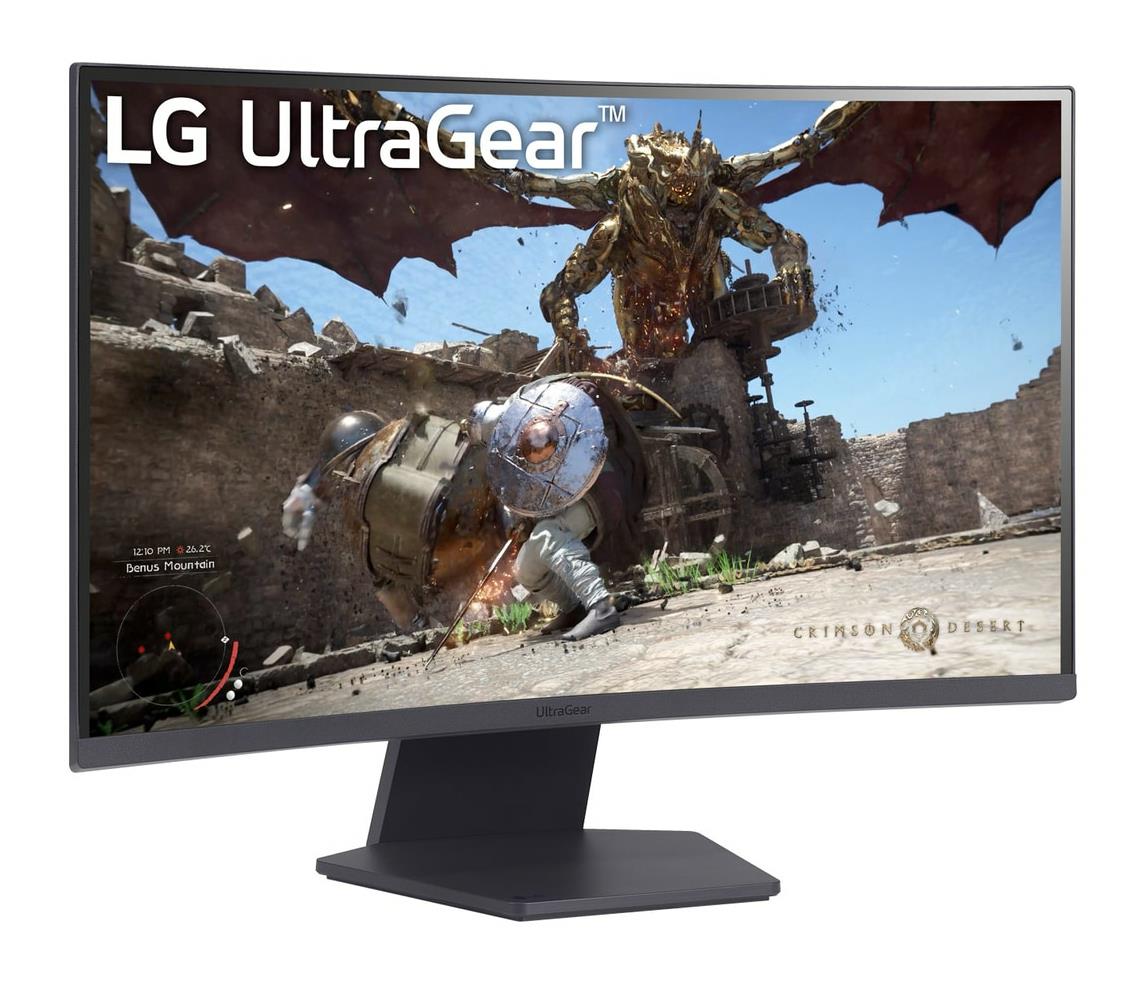 6598269b-f766-4383-b288-7aead0138b79-1 LCD Monitor LG 27GS60QC-B 27″ Gaming/Curved Panel VA 2560×1440 16:9 180 Hz Matte 1 ms Tilt Colour Black 27GS60QC-B