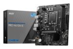 Mainboard MSI Intel H610 LGA1700 Micro-ATX Memory DDR5 Memory slots 2 1xPCI-Express 1x 1xPCI-Express 16x 1xM.2 1x15pin D-sub 1xHDMI 4xUSB 2.0 2xUSB 3.2 1xPS/2 1xRJ45 3xAudio port PROH610M-E