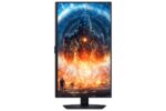 Monitorius SAMSUNG 27" su 2560 x 1440 pikselių ekranu, šoninis vaizdas