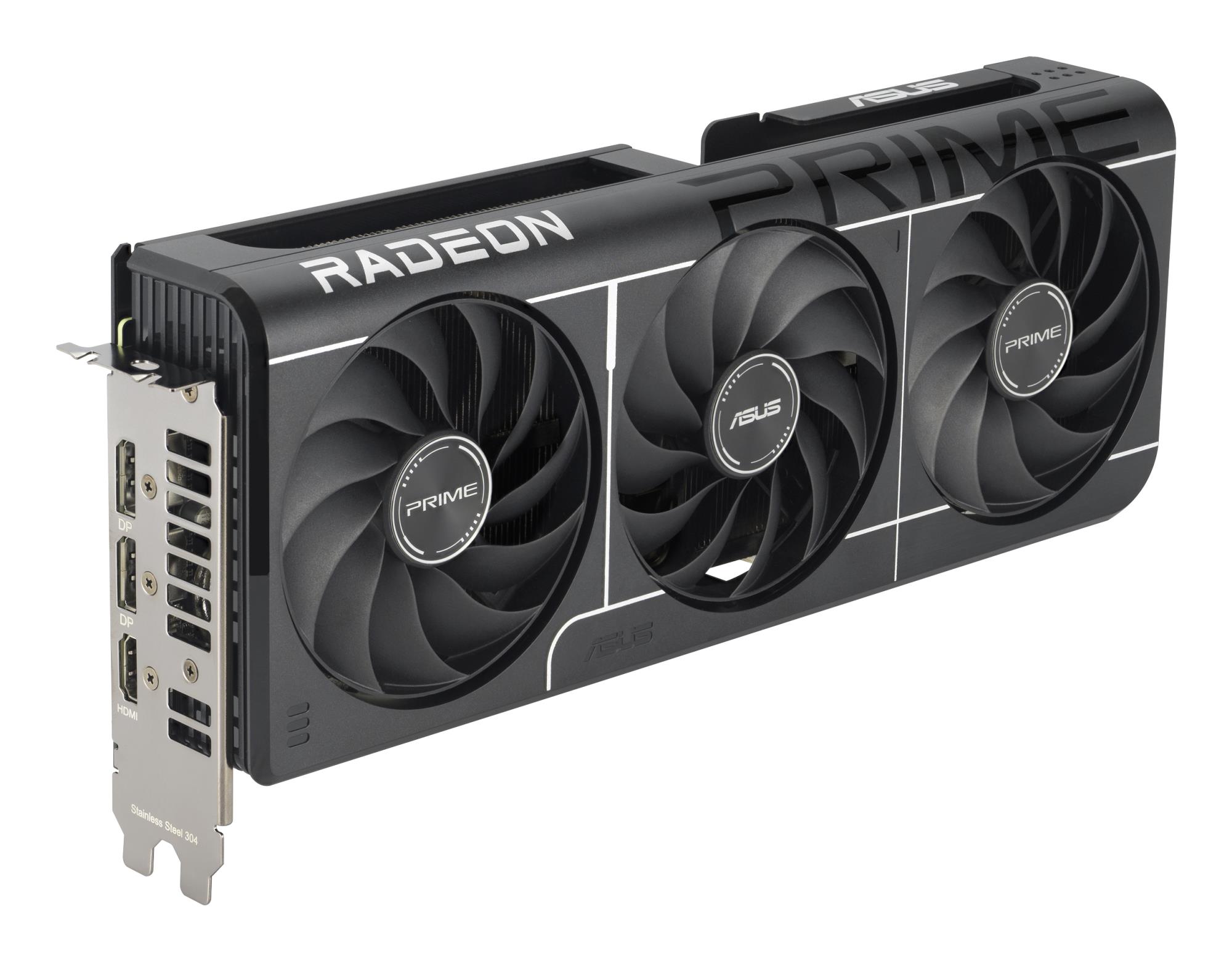 6ce5682a-2865-4911-8b43-d6bab2a27a66-1 Graphics Card ASUS AMD Radeon RX 9060 XT 16 GB GDDR6 128 bit PCIE 5.0 16x Triple slot Fansink 1xHDMI 2xDisplayPort PRIME-RX9060XT-O16G