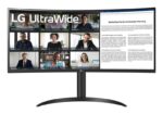 LG 34WR55QK-B 34" monitor su 3440x1440 rezoliucija ir 100Hz atnaujinimo dažniu