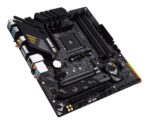 Mainboard ASUS AMD B550 SAM4 MicroATX Memory DDR4 Memory slots 4 1xPCI-Express 3.0 1x 1xPCI-Express 3.0 16x 1xPCI-Express 4.0 16x 2xM.2 1xHDMI 1xDisplayPort 2xUSB 2.0 5xUSB 3.2 1xUSB type C 1xPS/2 1xOptical S/PDIF 1xRJ45 5xAudio port TUFGAMB550MPLUSWIFIII