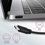 USB-C 5in1 HMC-5G21 hub su 13 cm ilgio kabeliu
