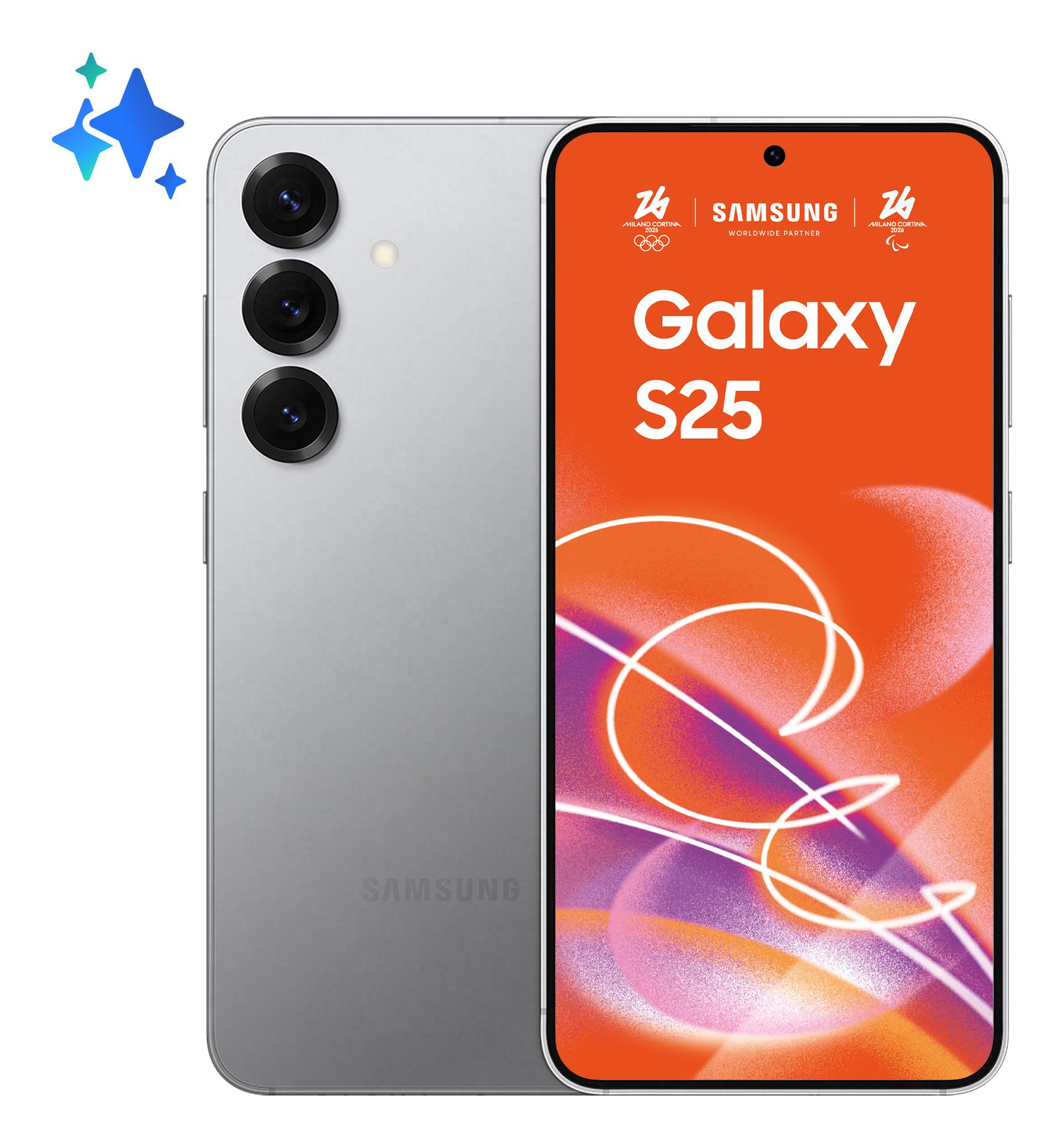 7ed35496-241a-489b-bc12-fec359b10e14-1 MOBILE PHONE GALAXY S25/128GB SILVER SM-S931B SAMSUNG