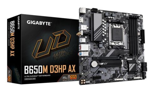 Mainboard GIGABYTE AMD B650 SAM5 Micro-ATX Memory DDR5 Memory slots 4 B650MD3HPAX1.3