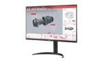 Monitorius LG 31.5" su 4K Ultra HD rezoliucija, šoninis vaizdas