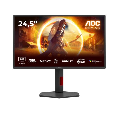 LCD Monitor AOC 24.5 ” 2560 x 1440 pixels Quad HD Native aspect ratio 16:9 LED Flat Q25G4SR