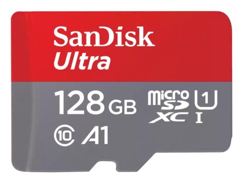 Micro SDXC atmintis 128GB UHS-I/W/A, modelis SDSQUAB-128G-GN6MT