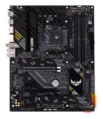Mainboard ASUS AMD B550 SAM4 ATX Memory DDR4 Memory slots 4 1xPCI-Express 3.0 1x 1xPCI-Express 3.0 4x 1xPCI-Express 4.0 16x 2xM.2 1xHDMI 1xDisplayPort 2xAudio-In 3xAudio-Out 2xUSB 2.0 1xUSB type C 5xUSB 3.2 1xOptical S/PDIF 1xRJ45 TUFGAMB550-PLUSWIFIII