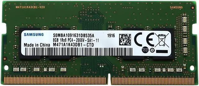 ACTND200702W7QUV.webp Micron 8GB DDR4-2666 SODIMM nešiojamojo kompiuterio operatyvioji atmintis