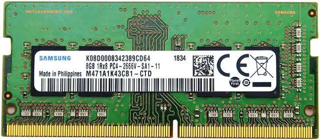 Samsung 8GB DDR4-2400 SODIMM (M471A1K43CB1-CRC) (Refurbished) - RPC.LT