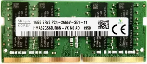SK Hynix 16GB DDR4 2666MHz SODIMM HMA82GS6DJR8N-VK