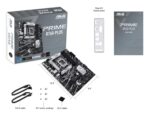 Mainboard ASUS Intel B760 Express LGA1700 ATX Memory DDR5 Memory slots 4 2xPCI-Express 3.0 1x 1xPCI-Express 4.0 16x 1xPCI-Express 5.0 16x 3xM.2 1x15pin D-sub 1xHDMI 1xDisplayPort 2xUSB 2.0 3xUSB 3.2 1xUSB-C 1xRJ45 3xAudio port PRIMEB760-PLUS