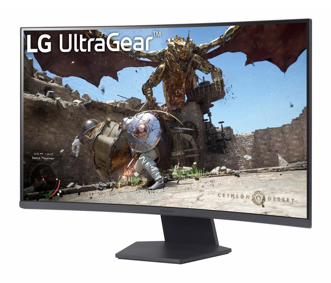 ab53800c-47b7-47c7-8fca-7f61315512fb LCD Monitor LG 32GS60QC-B 32″ Gaming/Curved Panel VA 2560×1440 16:9 180 Hz Matte 1 ms Tilt 32GS60QC-B