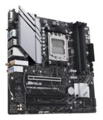 Mainboard ASUS AMD B650 Micro-ATX Memory DDR5 Memory slots 4 3xPCI-Express 4.0 16x 2xM.2 1x15pin D-sub 1xHDMI 1xDisplayPort 4xUSB 2.0 4xUSB 3.2 1xPS/2 1xRJ45 3xAudio port PRIMEB650M-AWIFIII